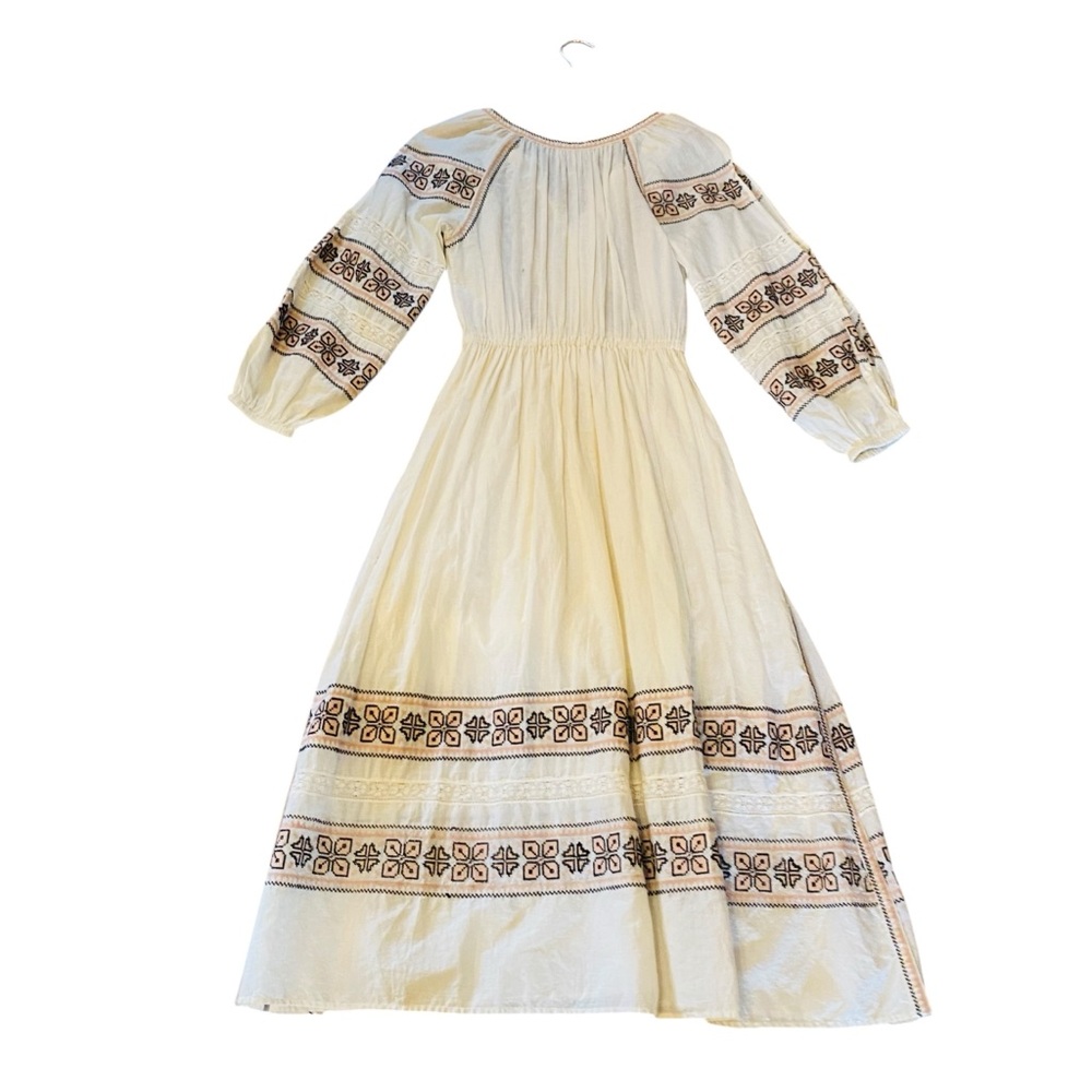 Love shack fancy Maxi Isla Boho Peasant Embroidered dress size XS - Picture 4 of 12